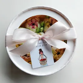 Зефирные тюльпаны, 16 см